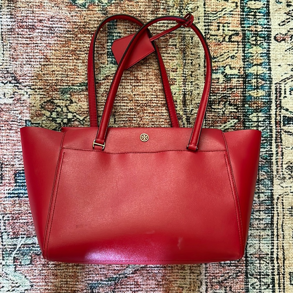 Red Tory Burch Tote